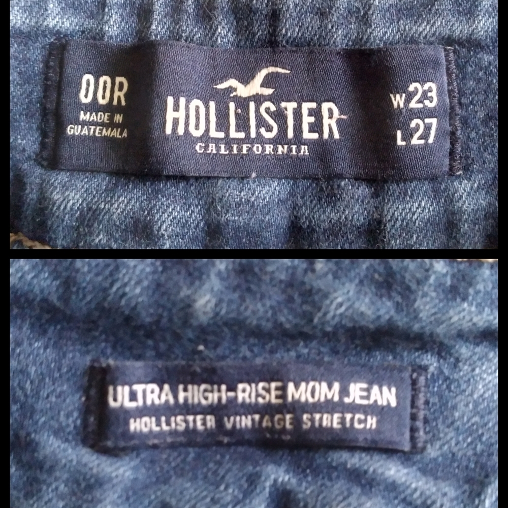 Hollister Ultra High-Rise Mom Jeans, size 00R - Picture 7 of 10